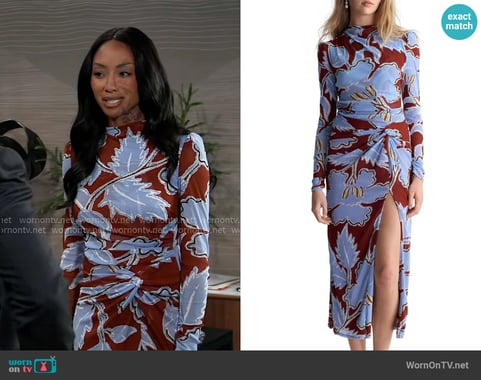 Jordan's Diane von Furstenberg dress Jordan's Diane von Furstenberg dress