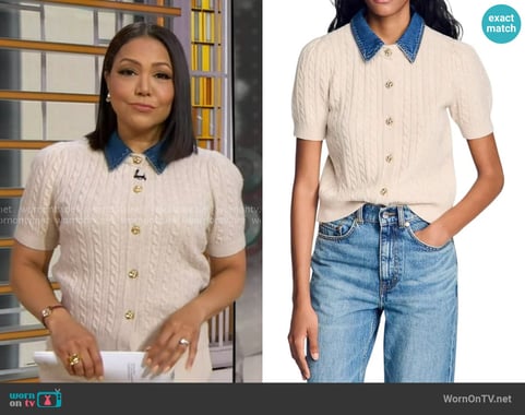 Stephanie's Sandro sweater