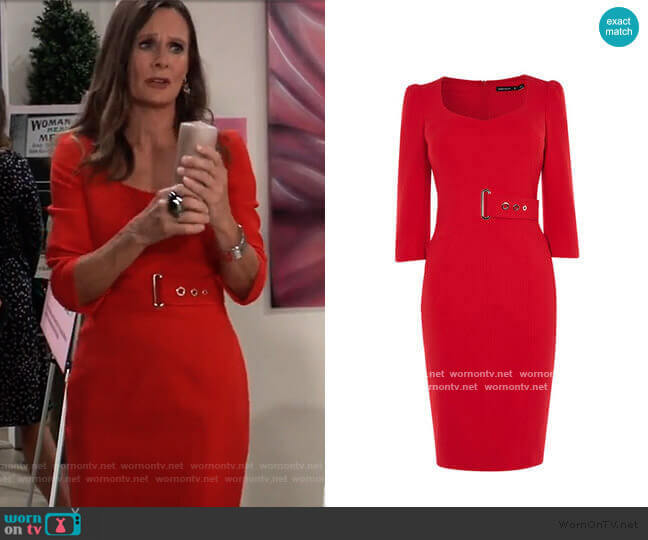 Lucy's Karen Millen dress