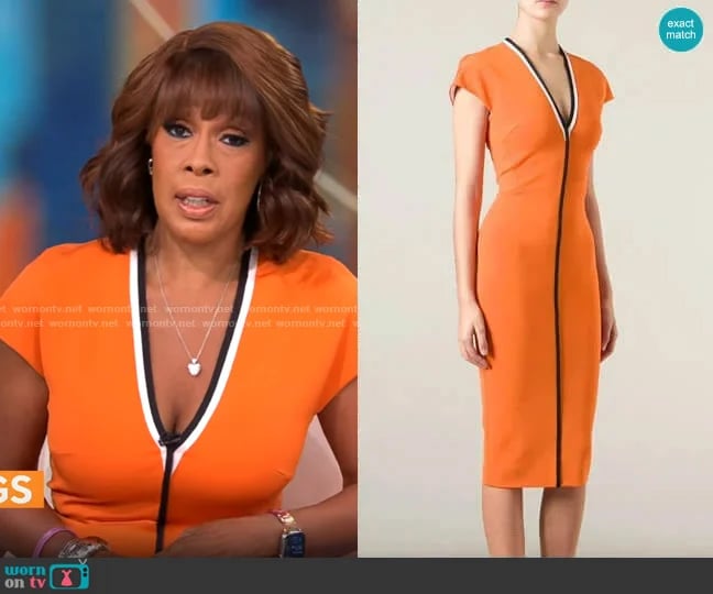 Gayle King's Victoria Beckham dress