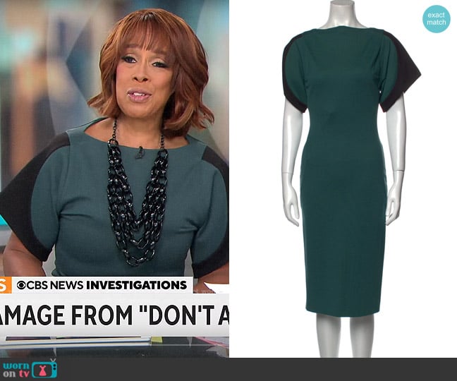 Gayle King's Antonio Berardi dress
