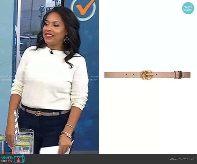 Sheinelle's Gucci belt