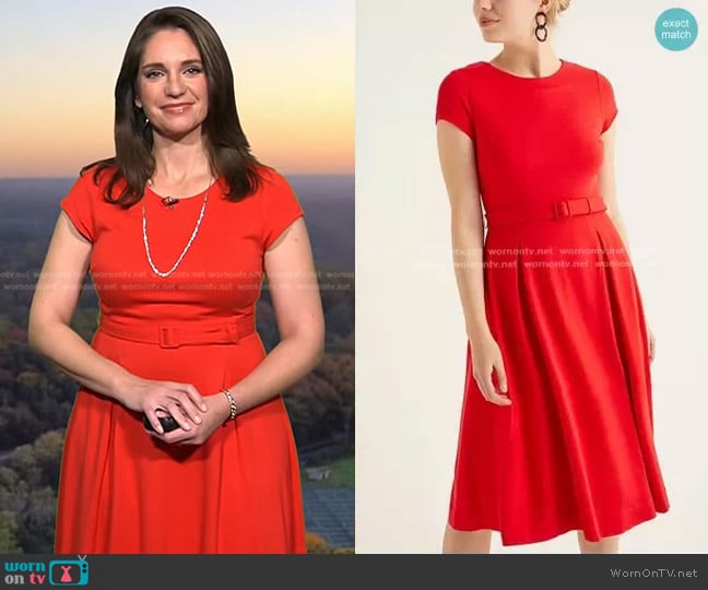 Boden Aida Dress worn by Maria Larosa on Today