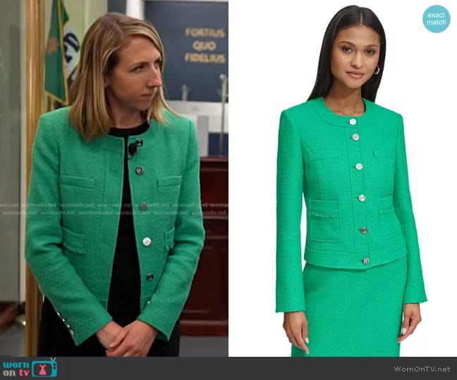 Julia Ainsley's Karl Lagerfeld jacket Julia Ainsley's Karl Lagerfeld jacket
