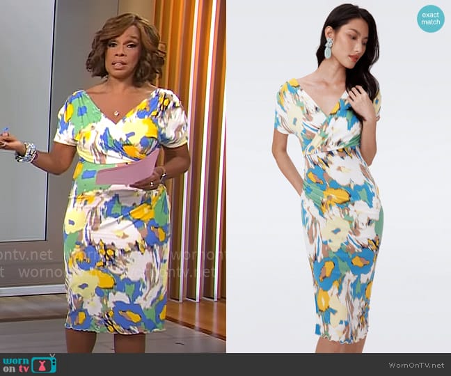 Gayle King's Diane von Furstenberg dress Gayle King's Diane von Furstenberg dress