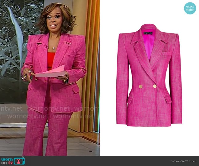 Gayle King's Sergio Hudson jacket Gayle King's Sergio Hudson jacket