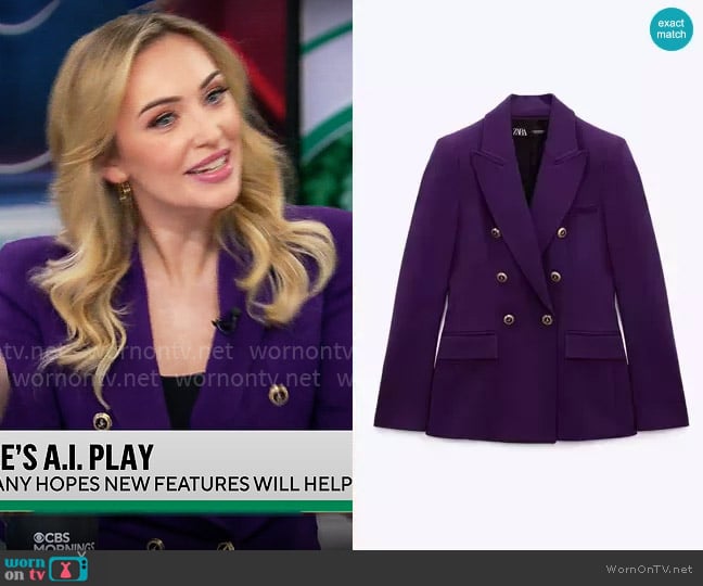 Kelly O'Grady's Zara jacket Kelly O'Grady's Zara jacket