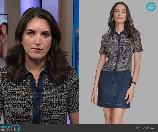 Liz's BCBG dress