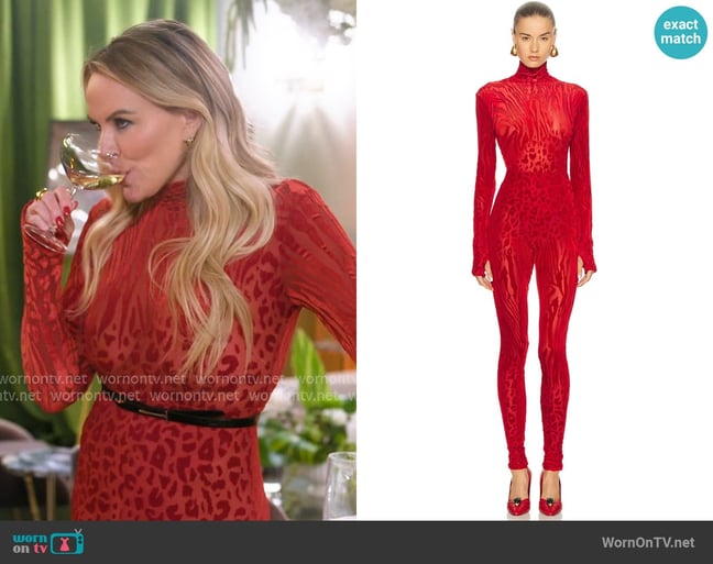 Heather's Alex Perry jumpsuit
