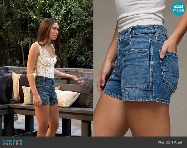 Scout's American Eagle shorts