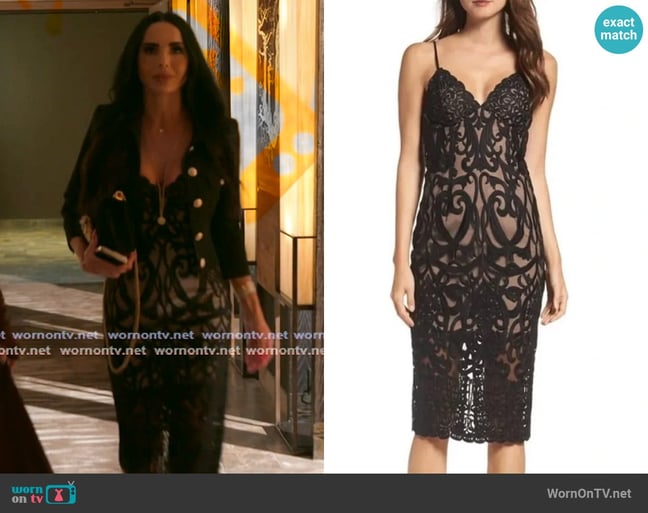 Carmella's Bardot dress