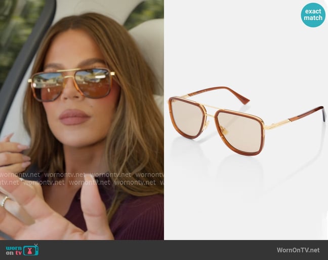 Khloe's Bottega Veneta sunglasses