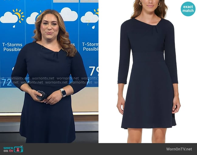 Violeta's DKNY dress