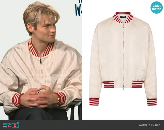 Noah LaLonde's DSquared2 jacket Noah LaLonde's DSquared2 jacket