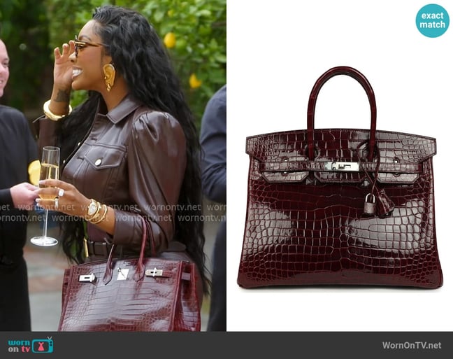 Hermes Birkin 35 Bag worn by  on The Real Housewives Ultimate Girls Trip