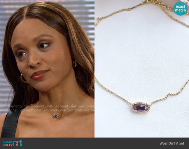 Lani's Kendra Scott necklace