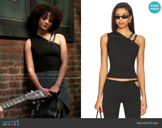 Lioness Rebel Tank Top worn by Deanna McBride (Angela Fairley) on Beyond the Gates