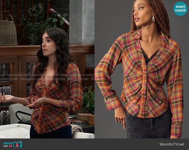 Molly's Pilcro at Anthropologie top Molly's Pilcro at Anthropologie top