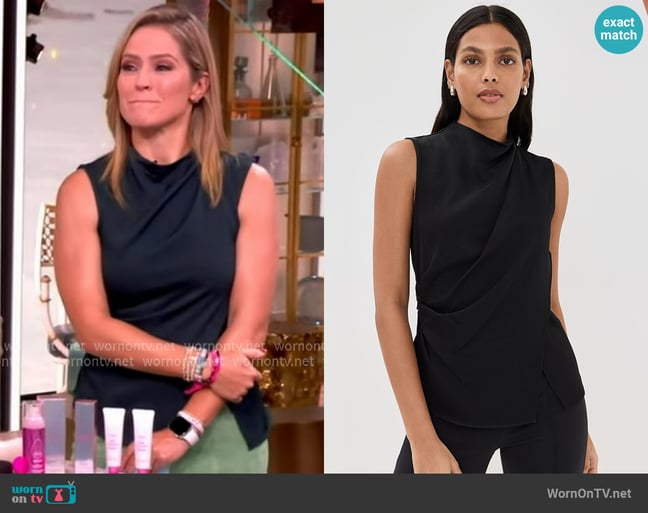 A.L.C. Amira Top worn by Sara Haines on The View A.L.C. Amira Top worn by Sara Haines on The View