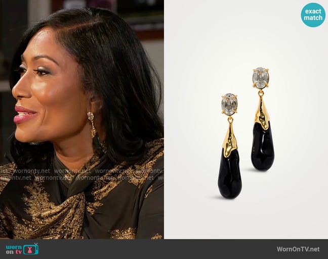 Leslie's Alexis Bittar earrings