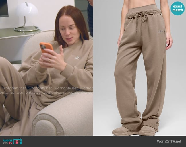 Alo Accolade Straight Leg Sweatpant worn by Whitney Leavitt on The Secret Lives of Mormon Wives Alo Accolade Straight Leg Sweatpant worn by Whitney Leavitt on The Secret Lives of Mormon Wives