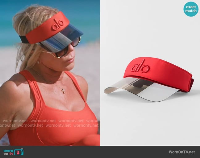 Alo Airlift Solar Visor worn by Vicki Gunvalson on The Real Housewives Ultimate Girls Trip Alo Airlift Solar Visor worn by Vicki Gunvalson on The Real Housewives Ultimate Girls Trip