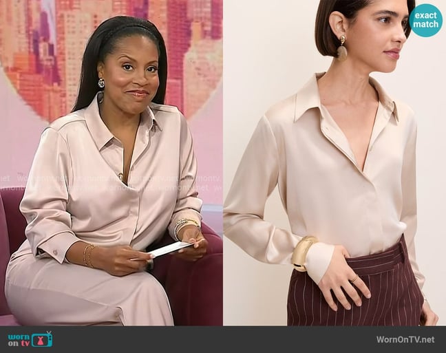 Sheinelle's Ann Taylor top