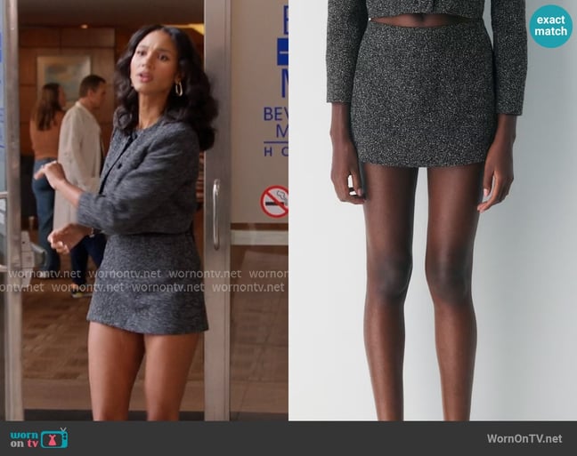 Aritzia Expertise Skort worn by Layla Keating (Greta Onieogou) on All American Aritzia Expertise Skort worn by Layla Keating (Greta Onieogou) on All American