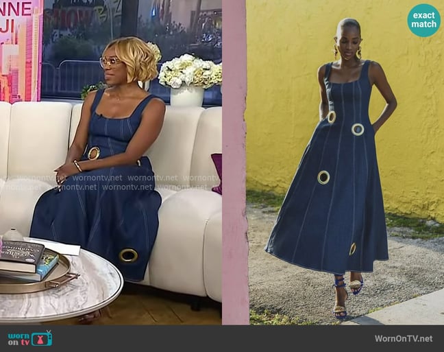 Yvonne Orji's Atelier Ndigo dress Yvonne Orji's Atelier Ndigo dress