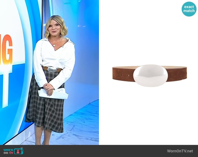 B-Low the Belt Myra Nubuck Belt worn by Jenna Bush Hager on Today B-Low the Belt Myra Nubuck Belt worn by Jenna Bush Hager on Today
