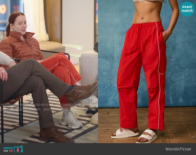 BDG Jess Nylon Track Pant worn by Whitney Leavitt on The Secret Lives of Mormon Wives BDG Jess Nylon Track Pant worn by Whitney Leavitt on The Secret Lives of Mormon Wives