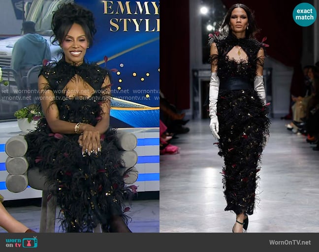 June Ambrose's Bibhu Mohapatra dress June Ambrose's Bibhu Mohapatra dress