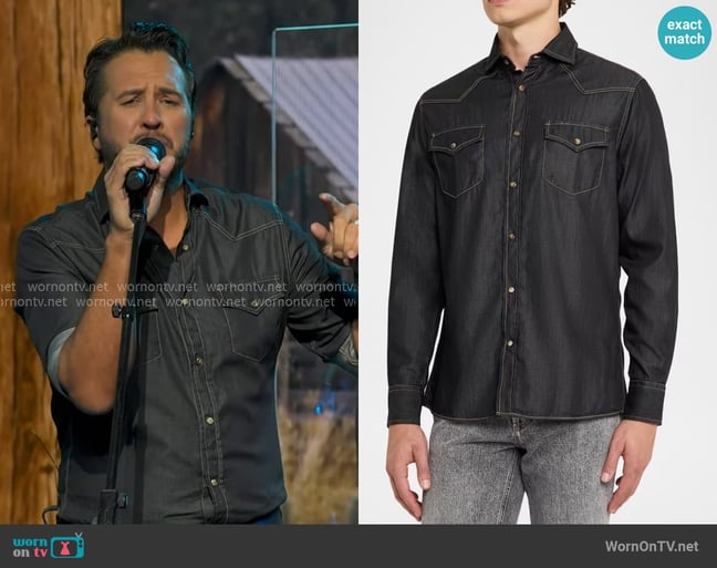 Luke Bryan's Brunello Cucinelli shirt Luke Bryan's Brunello Cucinelli shirt