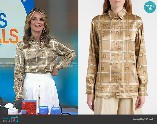 Savannah's Burberry top Savannah's Burberry top