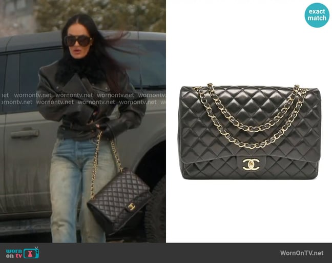 Chanel Double Flap Shoulder Bag worn by Lisa Barlow on The Real Housewives of Salt Lake City Chanel Double Flap Shoulder Bag worn by Lisa Barlow on The Real Housewives of Salt Lake City