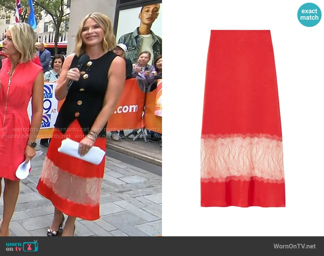 Jenna's Claudie Pierlot skirt