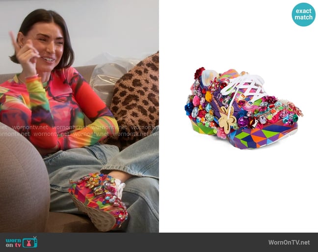 Comme des Garçons x Salomon Phantasm Embellished Platform Sneaker worn by Bronwyn Newport on The Real Housewives of Salt Lake City Comme des Garçons x Salomon Phantasm Embellished Platform Sneaker worn by Bronwyn Newport on The Real Housewives of Salt Lake City