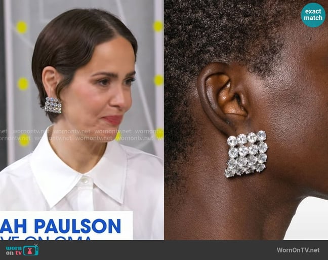Completedworks Juggernaut Earrings worn by Sarah Paulson on Good Morning America Completedworks Juggernaut Earrings worn by Sarah Paulson on Good Morning America
