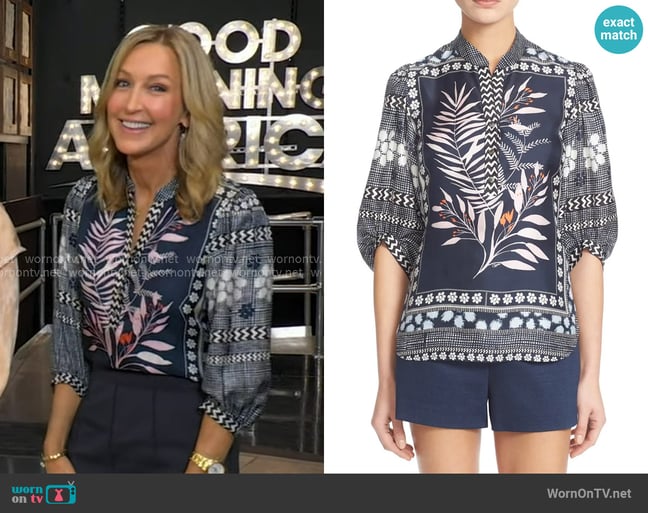 Lara's Diane von Furstenberg top