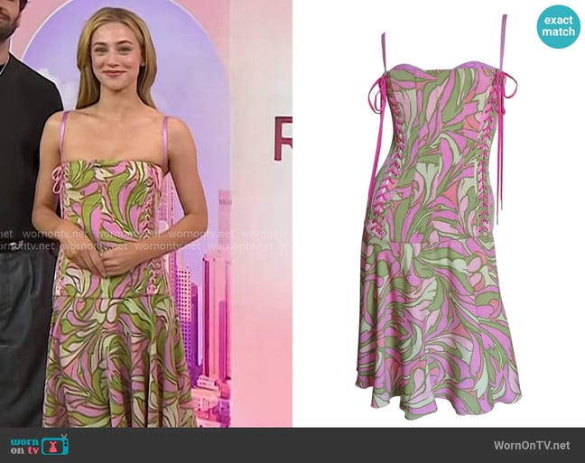 Lili Reinhart's Dolce & Gabbana dress Lili Reinhart's Dolce & Gabbana dress