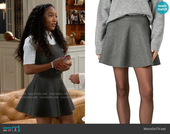 English Factory Flared Miniskirt worn by Samantha Richardson (Najah Jackson) on Beyond the Gates English Factory Flared Miniskirt worn by Samantha Richardson (Najah Jackson) on Beyond the Gates