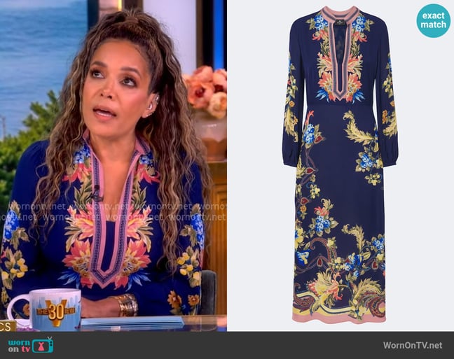 Sunny's Etro dress