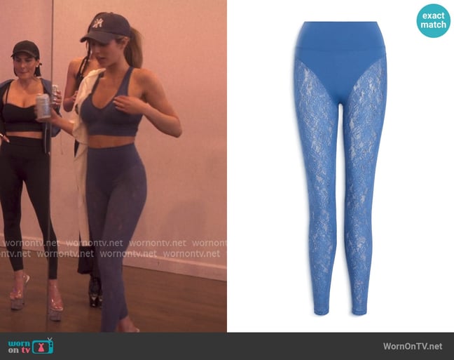 Fleur du Mal Le Stretch Lace Legging worn by Alix Earle on Earle Meets World Fleur du Mal Le Stretch Lace Legging worn by Alix Earle on Earle Meets World