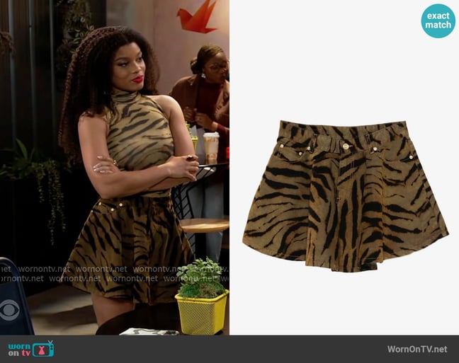 Eva's Ganni skirt