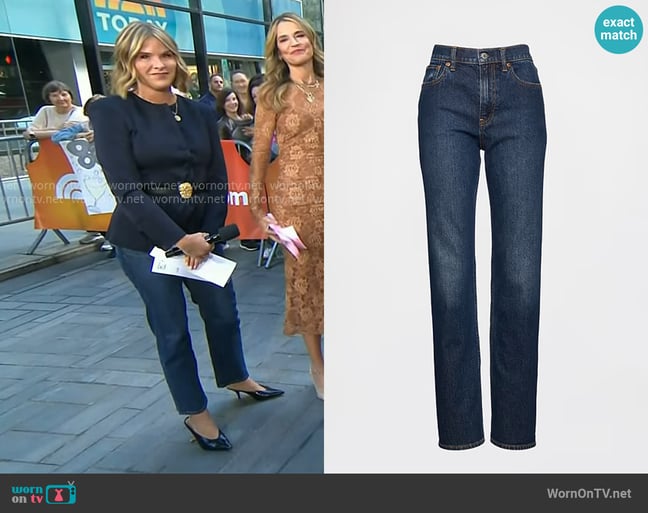Gap High Rise '90s Slim Straight Jeans worn by Jenna Bush Hager on Today Gap High Rise '90s Slim Straight Jeans worn by Jenna Bush Hager on Today