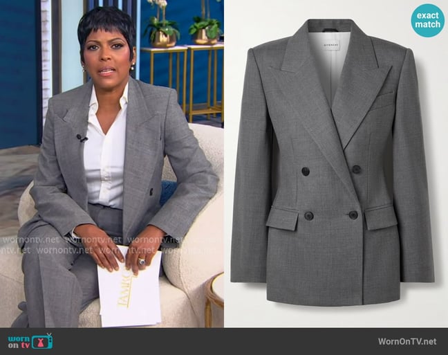 Tamron's Givenchy blazer Tamron's Givenchy blazer
