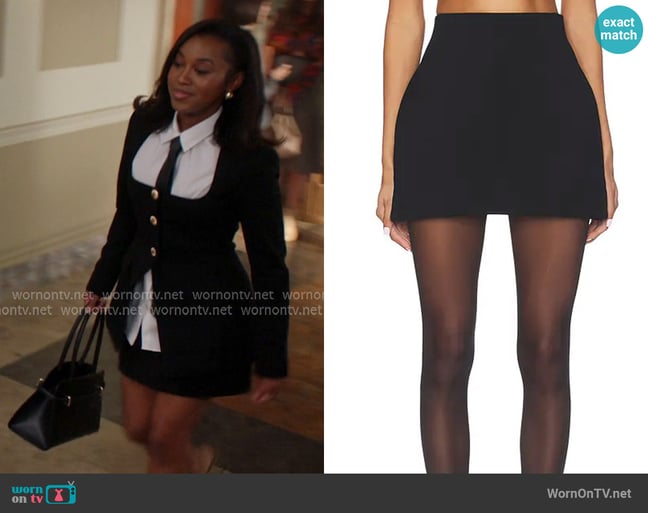 Amina's Good American skirt Amina's Good American skirt