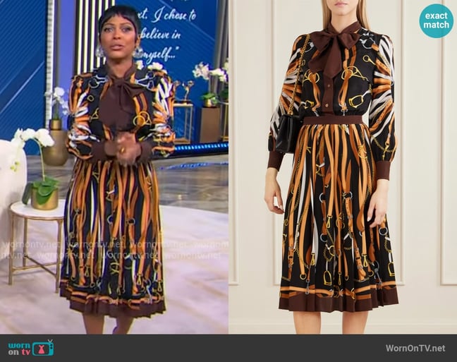 Tamron's Gucci dress Tamron's Gucci dress