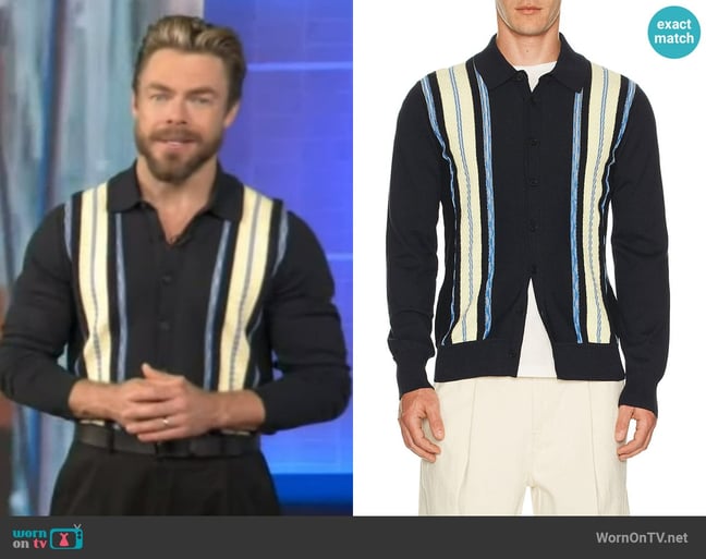 Guest in Residence Baja Plaza Shirt worn by Derek Hough on Extra