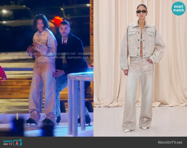 Haikure simon Jacket and Bonnie Jeans worn by Bronwyn Newport on The Real Housewives of Salt Lake City
